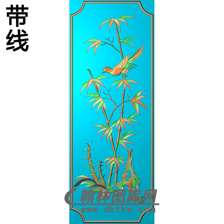 梅兰菊竹086_AUTOSAVE精雕图（ZZ-259）展示
