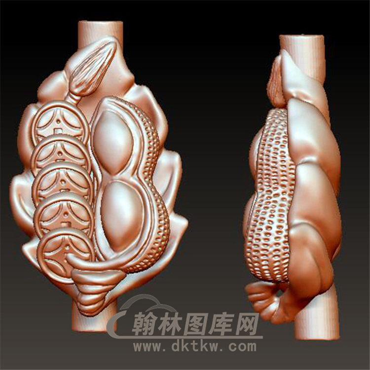 一夜生财立体圆雕图(YZW-010)展示