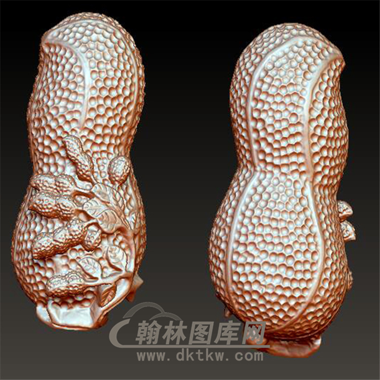 花生立体圆雕图(YZW-011)展示