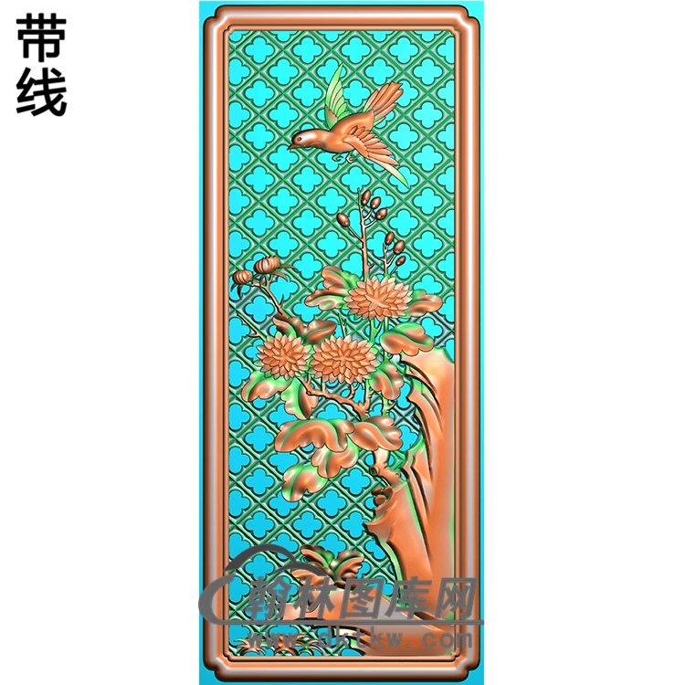 菊花精雕图（JH-007)展示