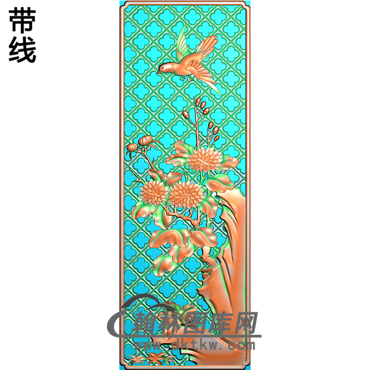 菊花精雕图（JH-010)展示