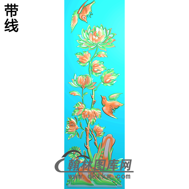 菊花精雕图（JH-011)展示