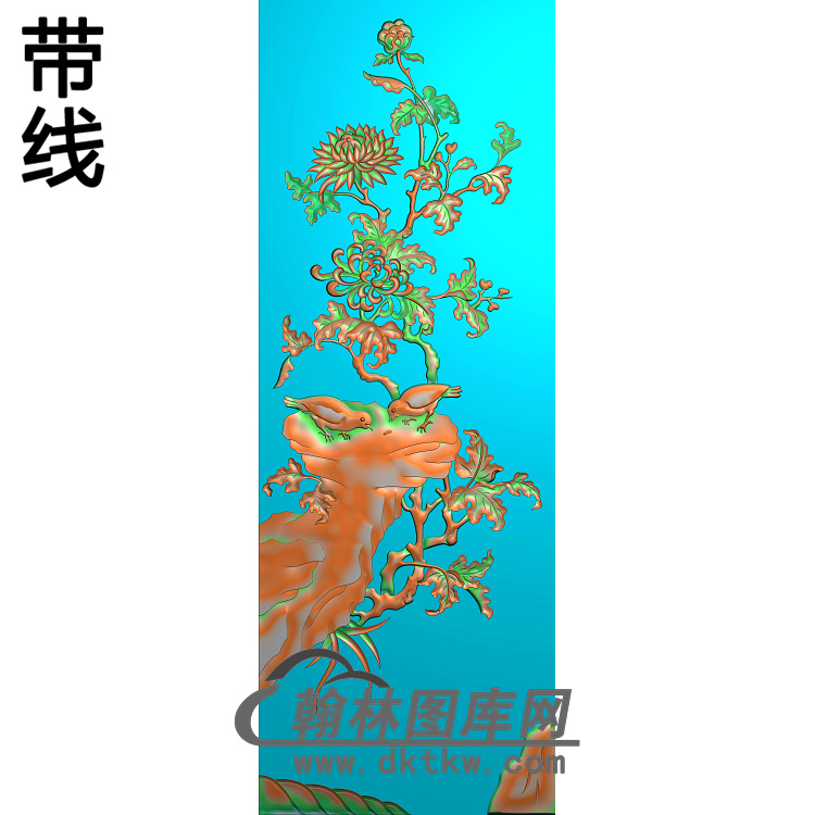 菊花精雕图（JH-021)展示