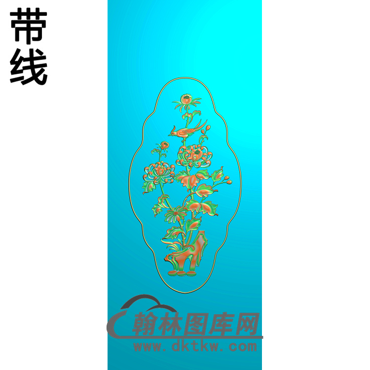 菊花精雕图（JH-060)展示