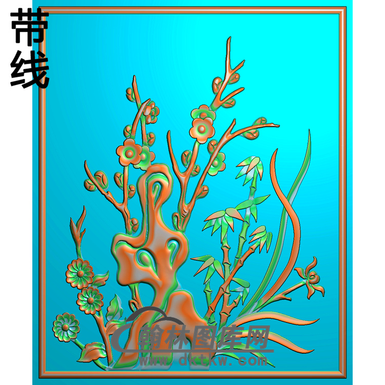 菊花精雕图（JH-094)展示