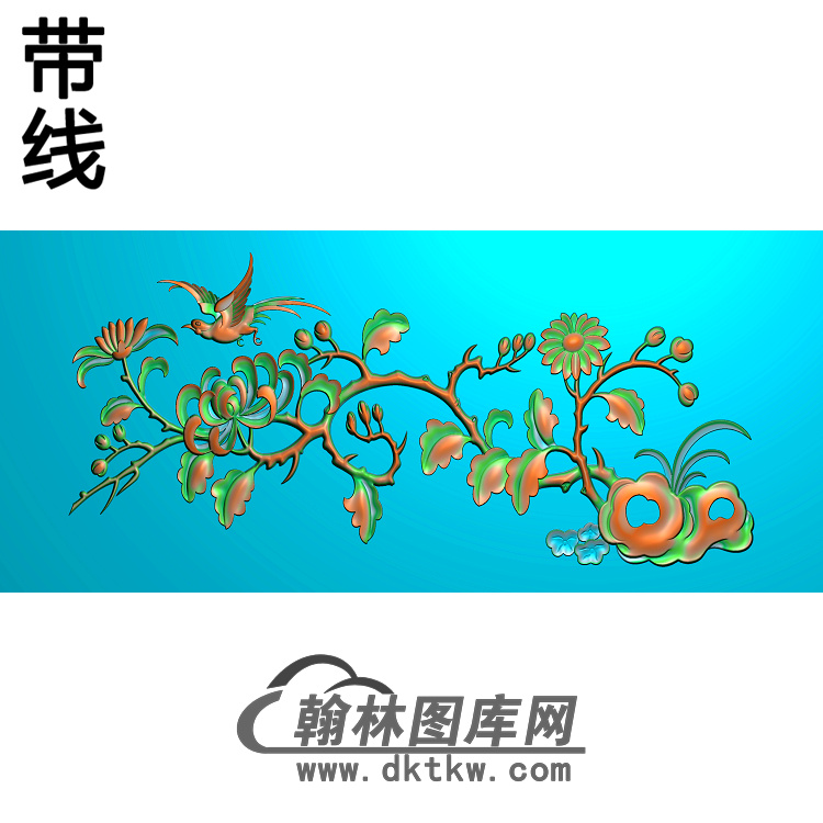 菊花精雕图（JH-101)展示