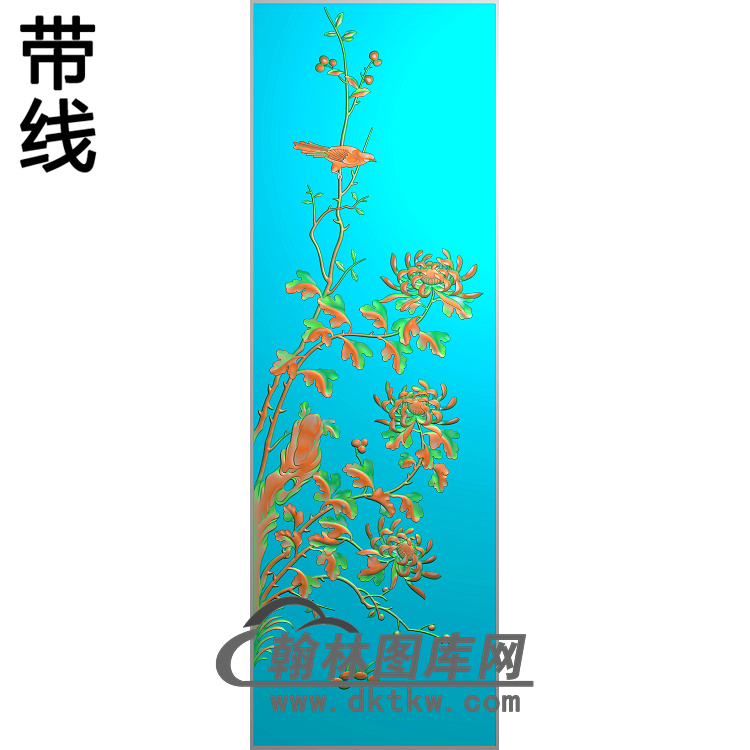 菊花精雕图（JH-116)展示
