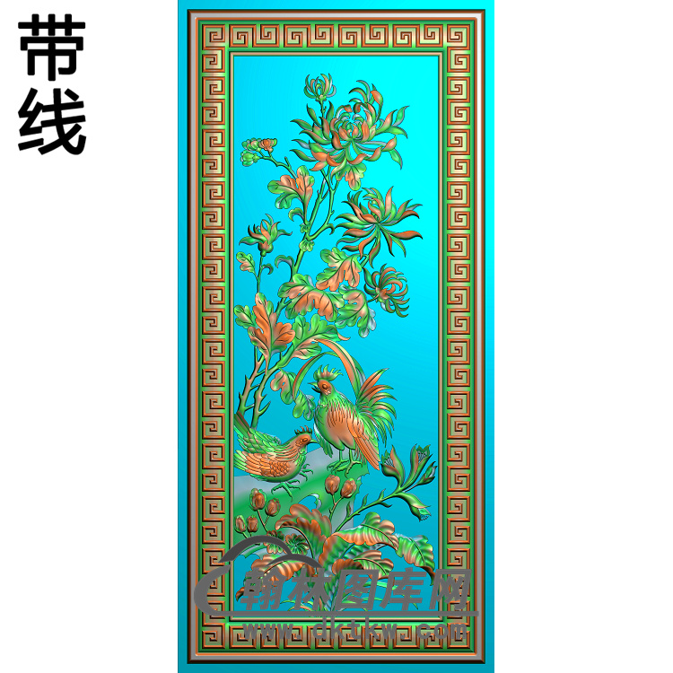 菊花精雕图（JH-164)展示