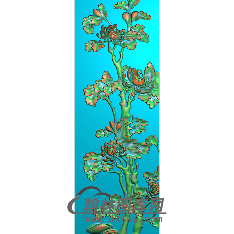 菊花精雕图（JH-169)展示