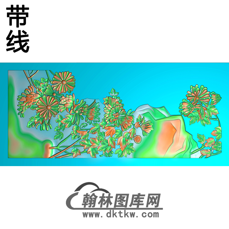 菊花精雕图（JH-194)展示