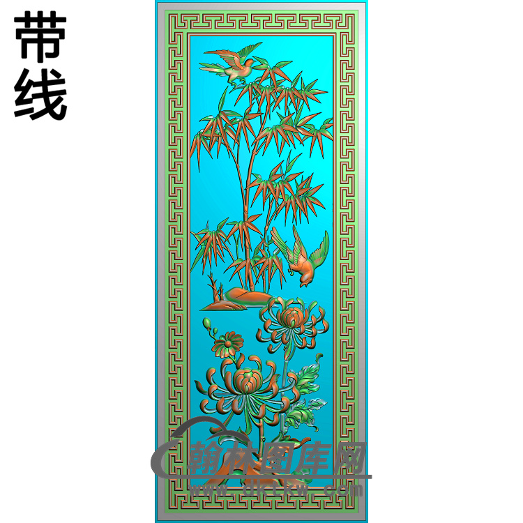 菊花精雕图（JH-219)展示