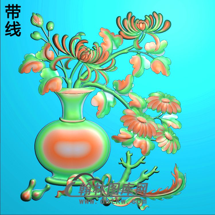 屏风菊花下幅好(JH-278)展示