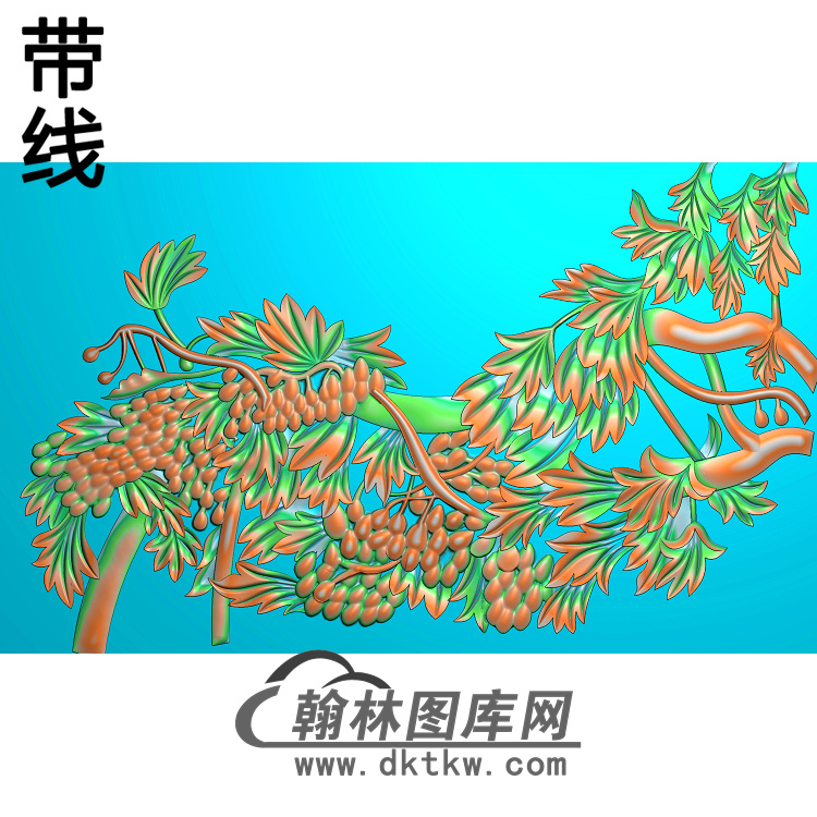 花草007_AUTOSAVE精雕图（PT-019）展示