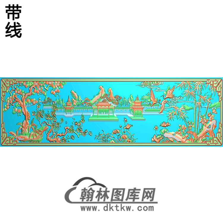 HD-028-花草动物系列精雕图（ZHN-021）展示