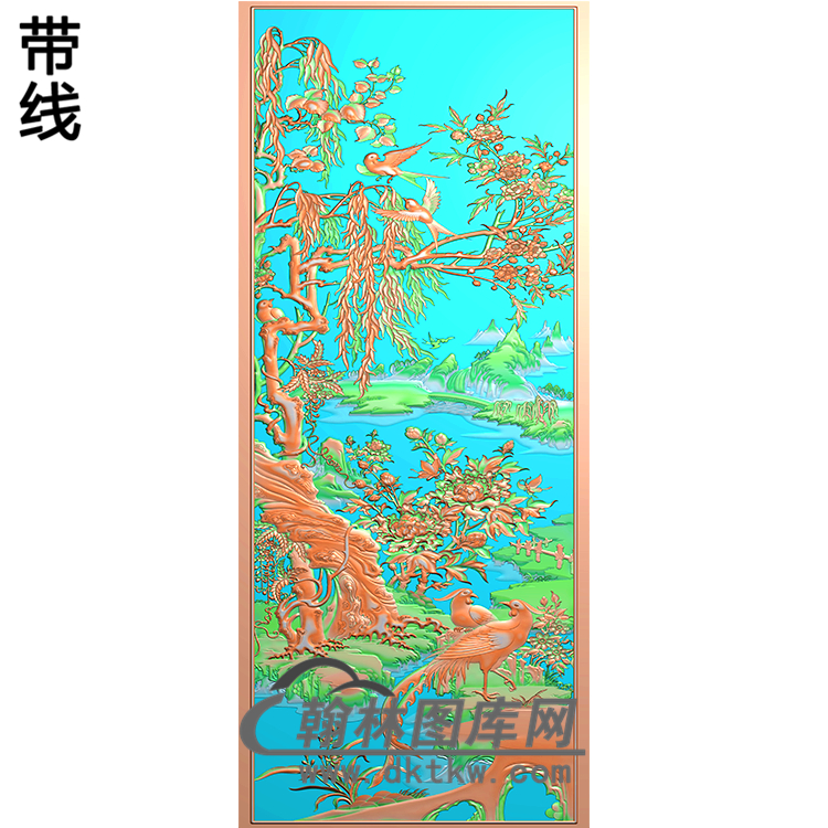 HD-049-花草动物系列精雕图（ZHN-031）展示