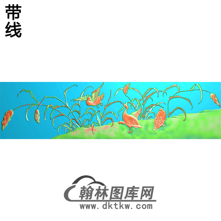 HD-086-花草动物系列精雕图（ZHN-045）展示
