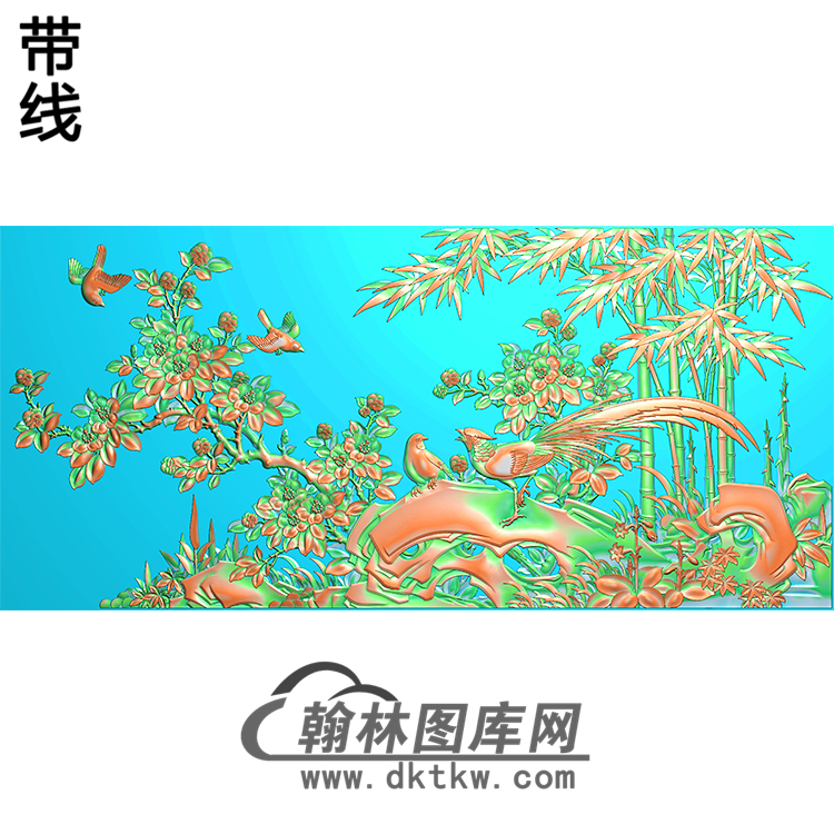 HD-088-花草动物系列精雕图（ZHN-047）展示