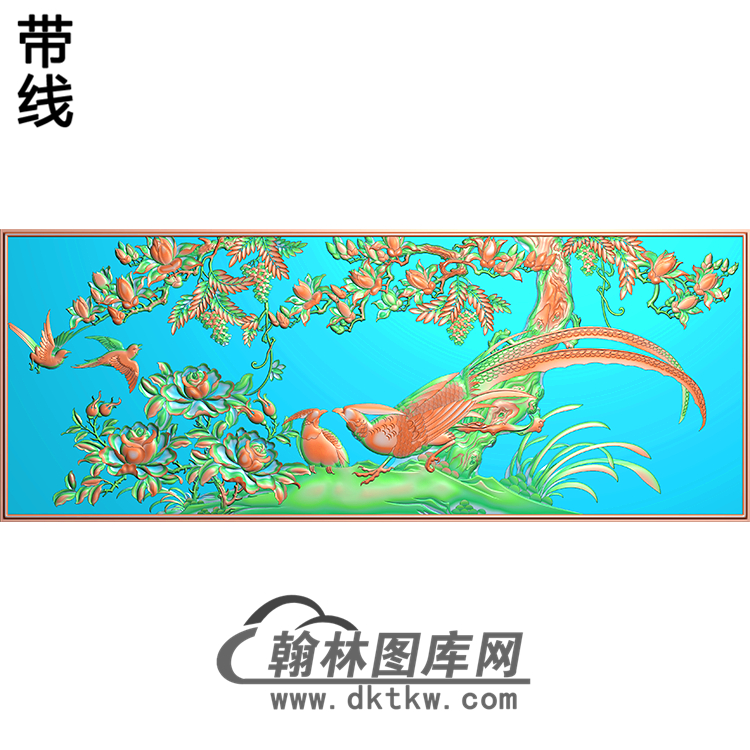 HD-139-花草动物系列精雕图（ZHN-056）展示