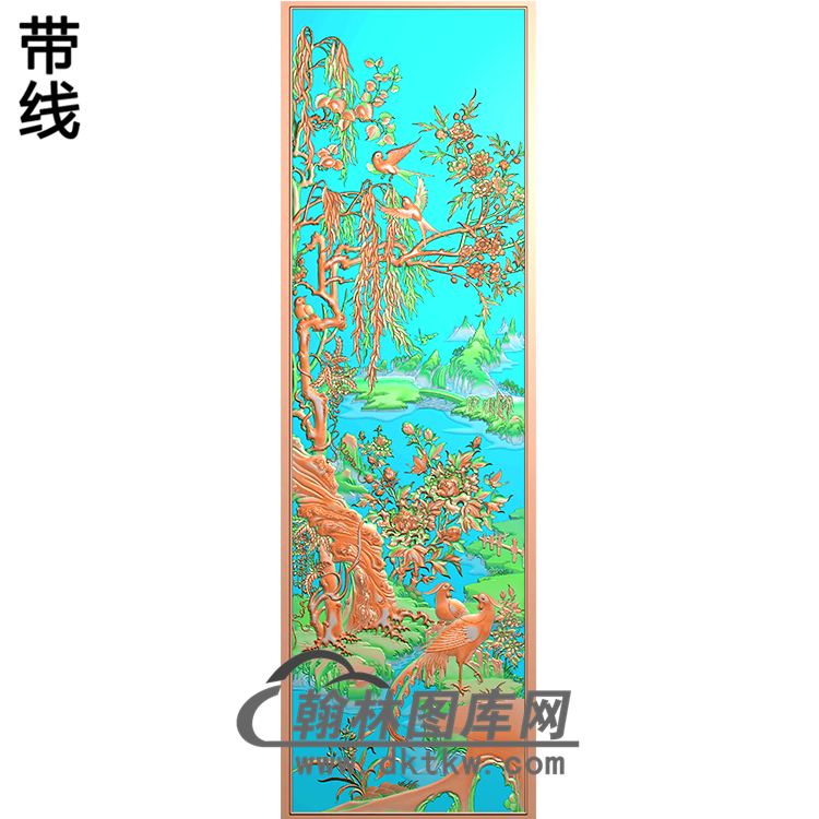 HD-146-花草动物系列精雕图（ZHN-059）展示
