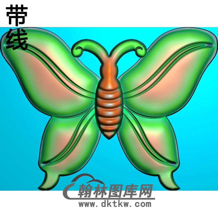 HN-463-蝴蝶精雕图（ZHN-110）展示
