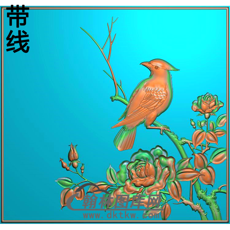 上门板4精雕图（YG-011）展示