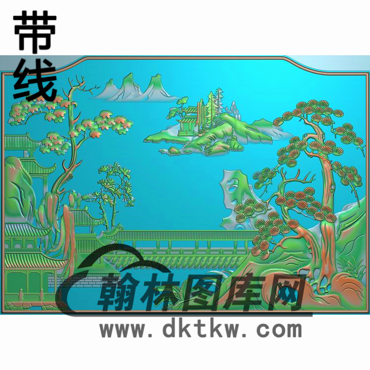 八宝椅靠头1精雕图(CTBB-034)展示