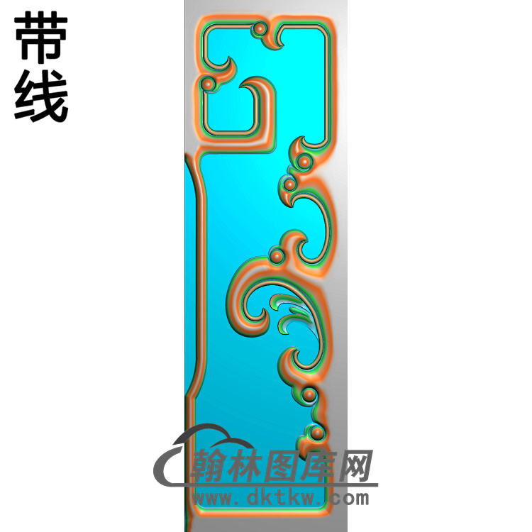 TJYB-7013带线前脚精雕图(HJ-034)展示