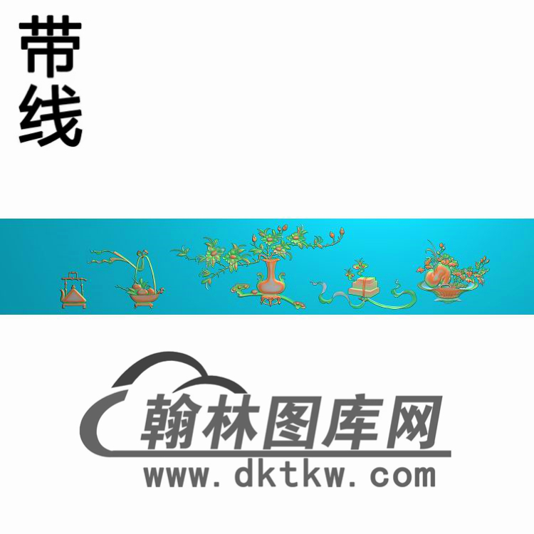 TJYB-1237-花鸟顶箱柜下肚板精雕图（YB-063）展示