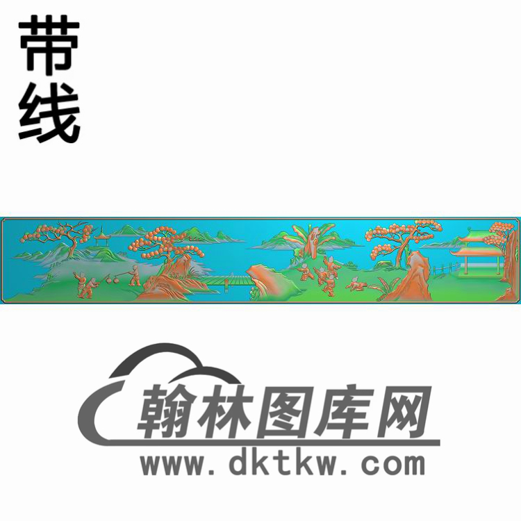 TJYB-1244-君鱼牙精雕图（YB-069）展示