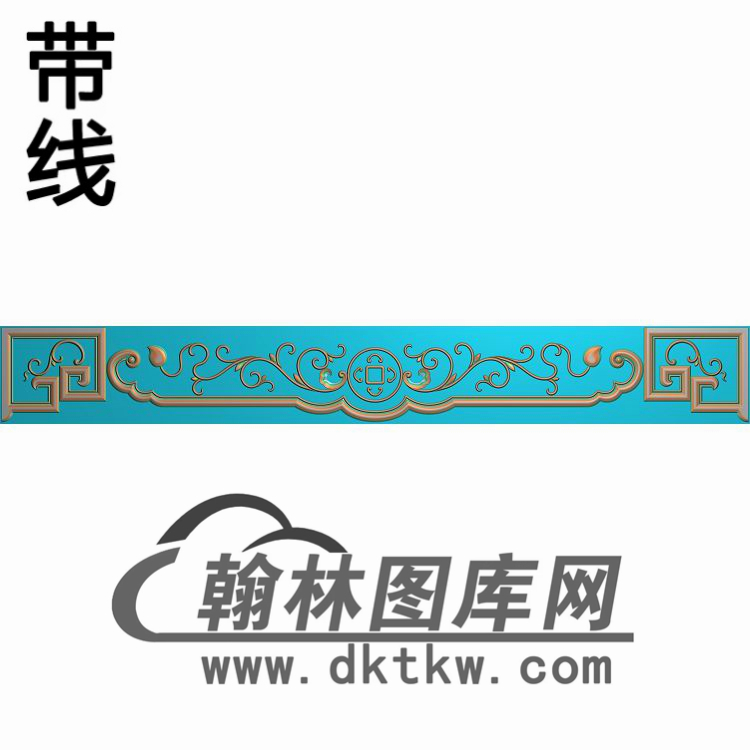 TJYB-1313-清风牙2精雕图（YB-115）展示
