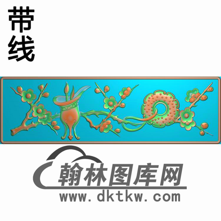 CTKS-001-58页柜子抽斗板1精雕图(CTM-012)展示