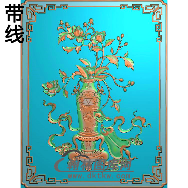 牡丹精雕图(MDP-049)展示