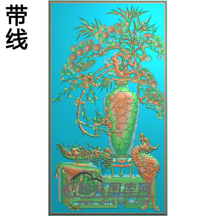 HC-007-花草系列精雕图(BGP-009)展示