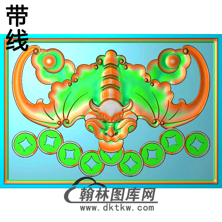 BF-211-蝠钱精雕图(BF-319)展示