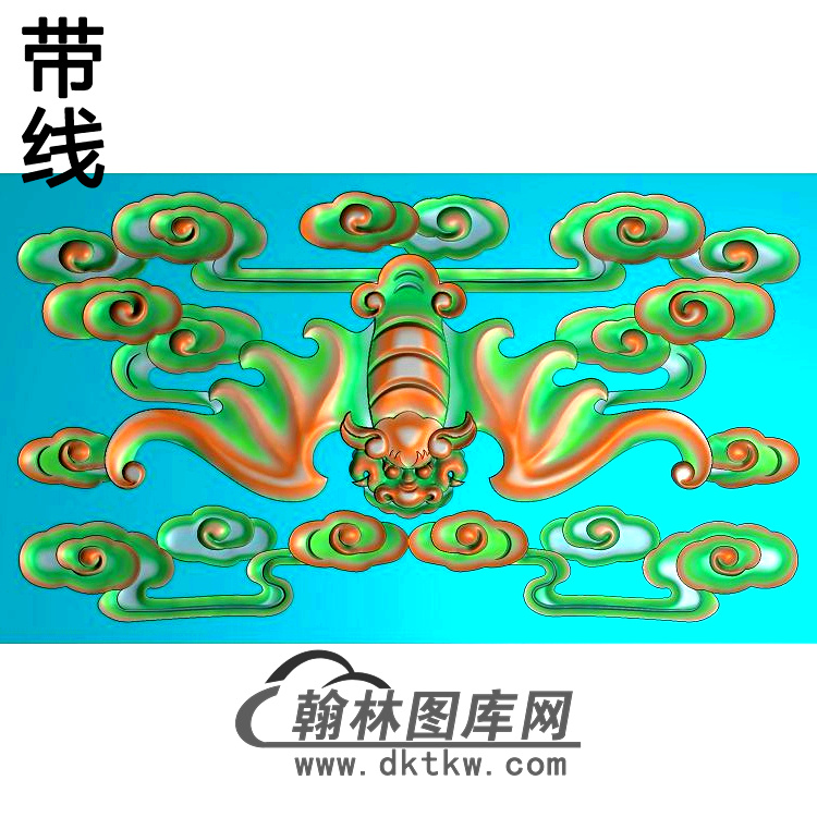 BF--6019蝙蝠云精雕图(BF-465)展示