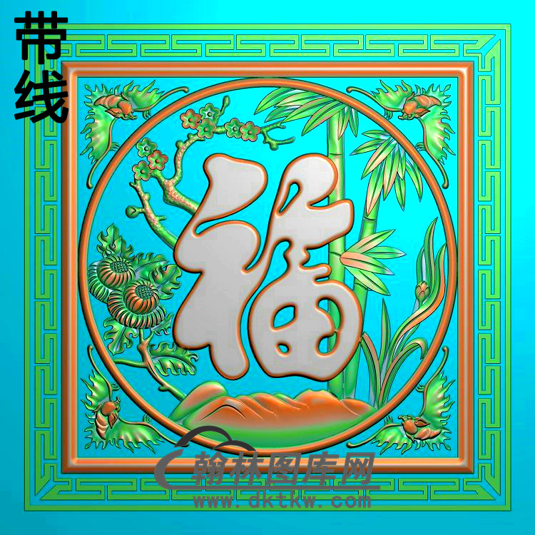 蝙蝠009_AUTOSAVE精雕图(BF-615)展示