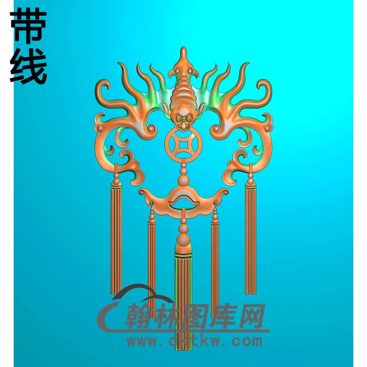 蝙蝠精雕图（BF-046)展示