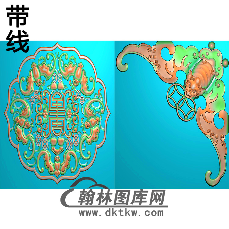 蝙蝠精雕图（BF-061)展示