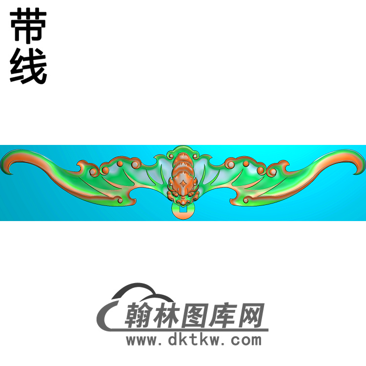 蝙蝠精雕图（BF-127)展示