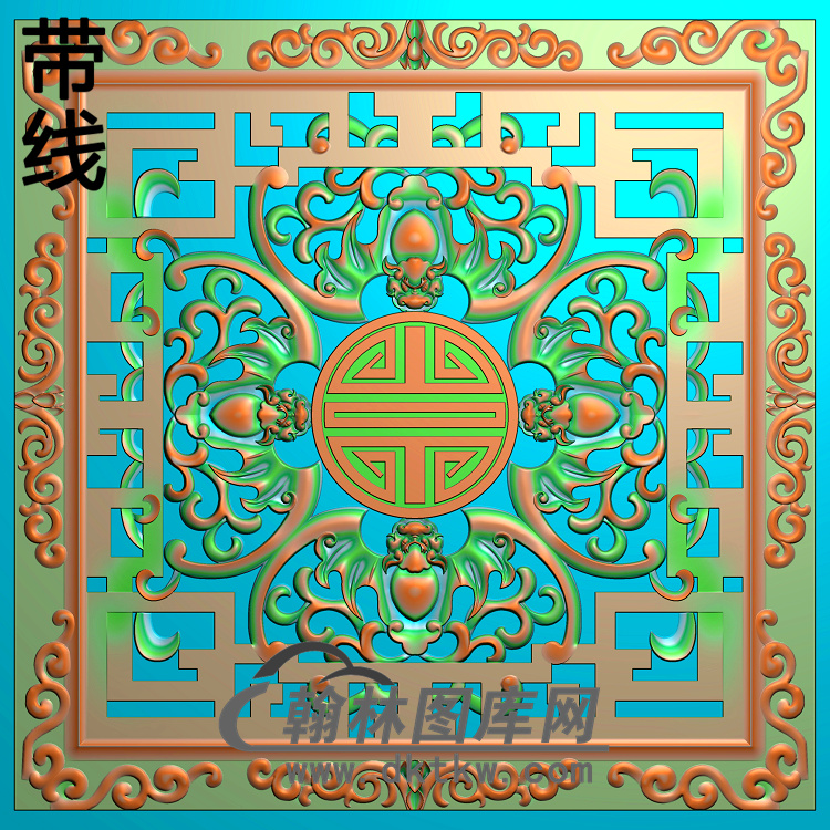 蝙蝠精雕图（BF-202)展示