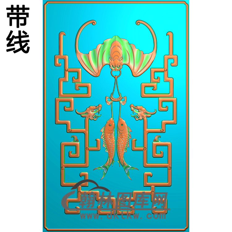 蝙蝠精雕图（BF-242)展示
