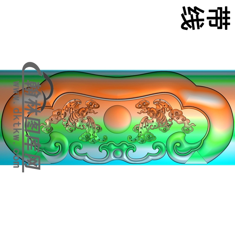 蝙蝠精雕图（BF-248)展示