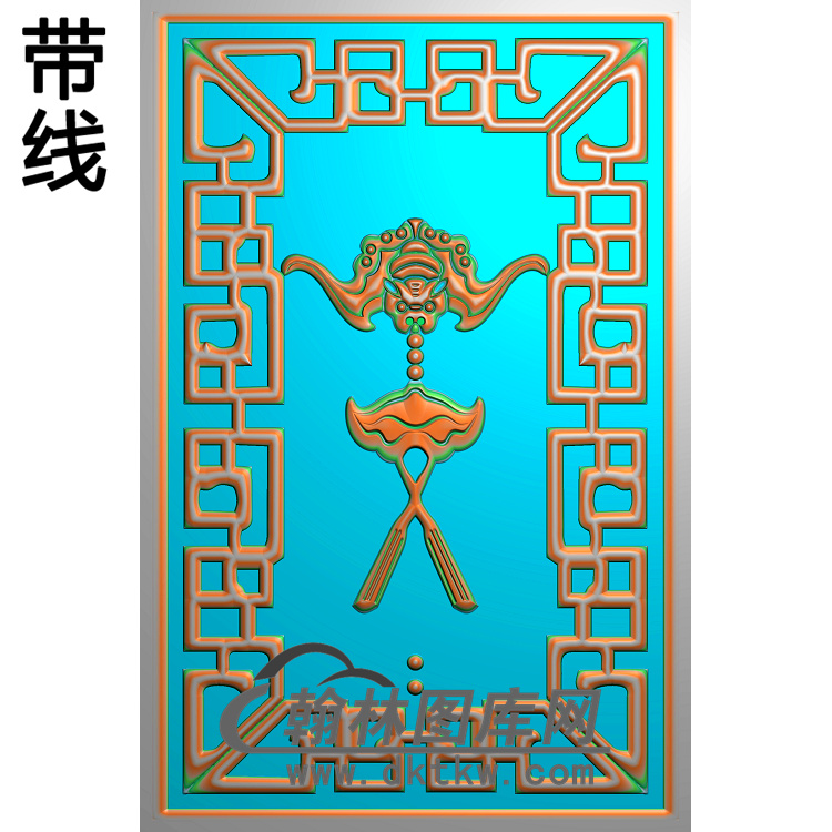 蝙蝠精雕图（BF-268)展示