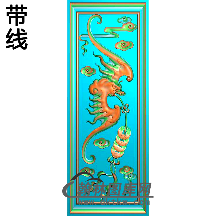 床边柱精雕图(BF-642)展示
