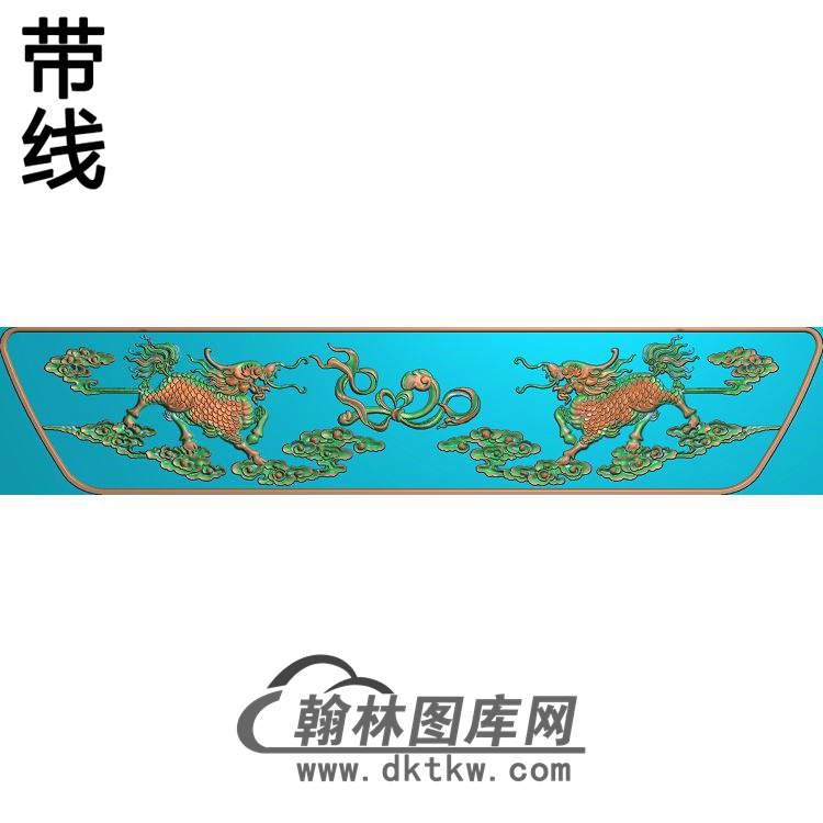 QL-301-麒麟精雕图（QL-024）展示