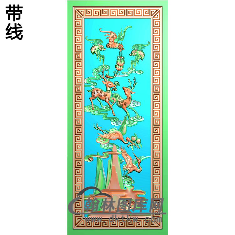 HD-113-花草动物系列精雕图(L-006)展示