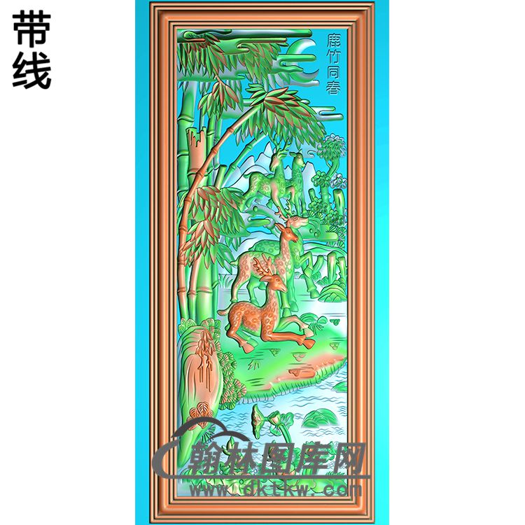 HD-181-花草动物系列精雕图(L-007)展示