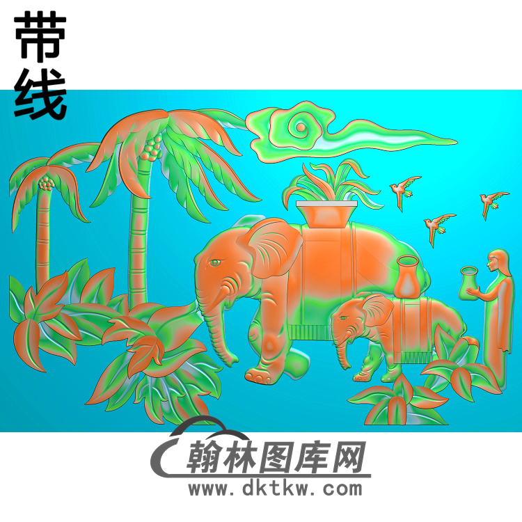 花草动物精雕图048_AUTOSAVE(DX-036)展示