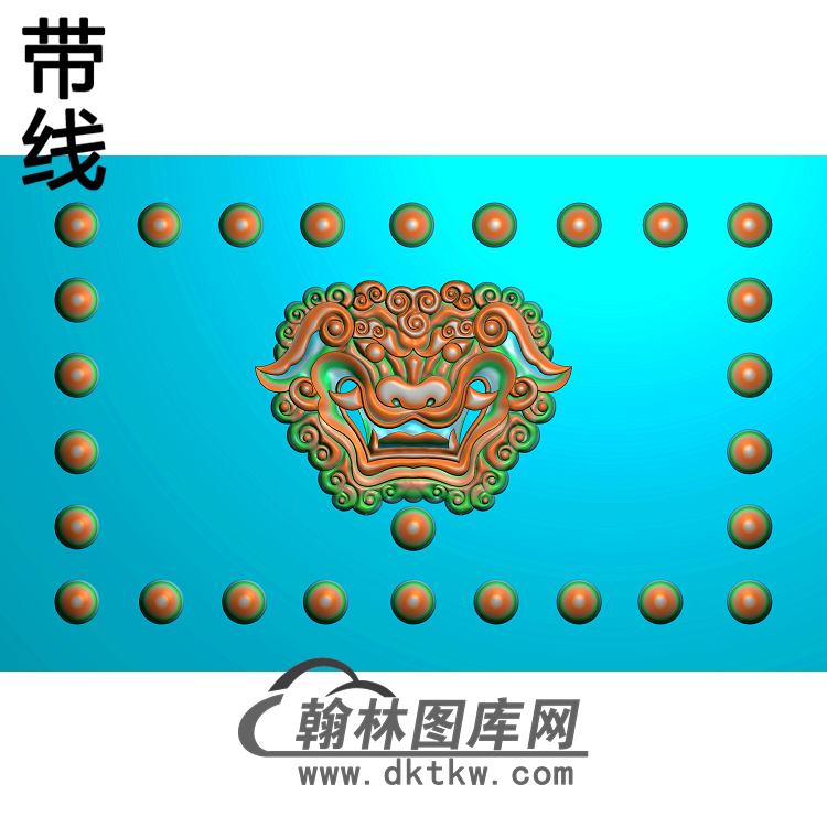 SZ-304-狮子头精雕图(SZ-022)展示