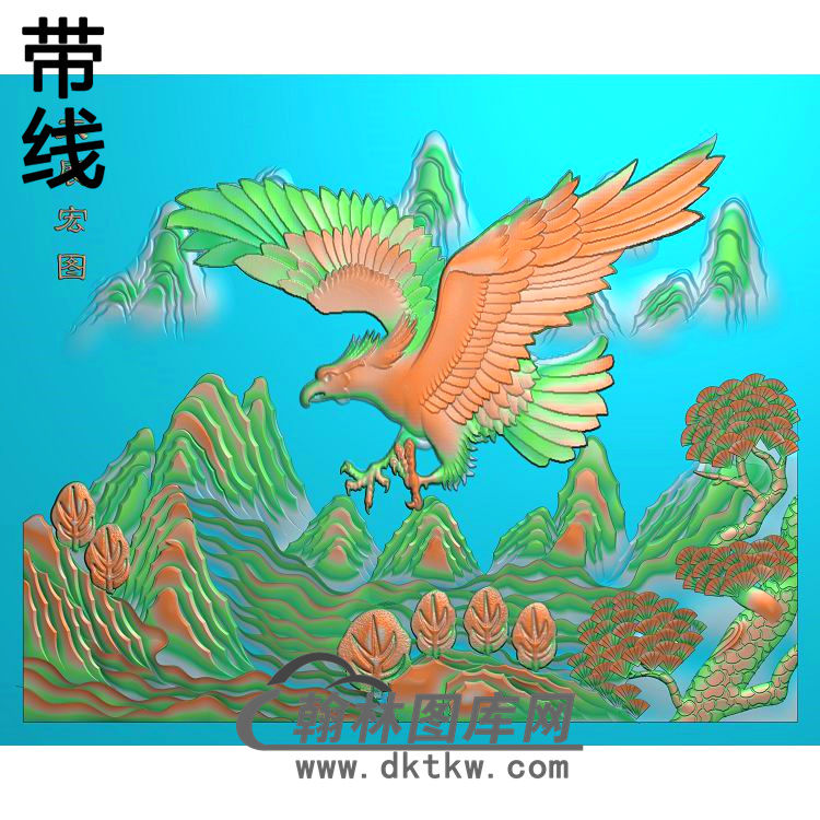 花草动物005_AUTOSAVE精雕图（HNY-031）展示
